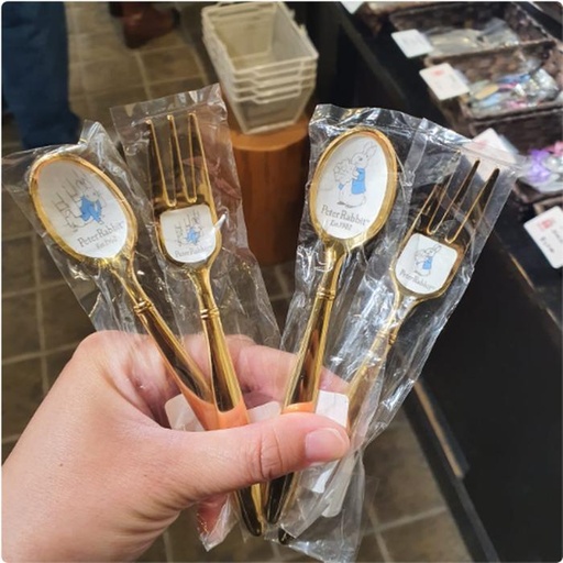 [3/11/2025-15:31-395] Spoon Fork Cake Set Peter Rabbit (get 1 Fork 1 Spoon)