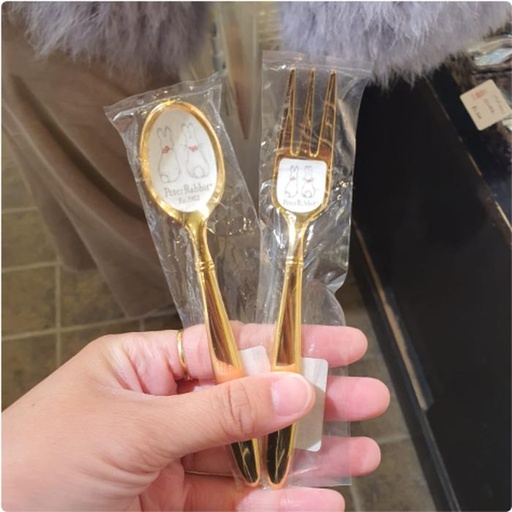 [3/11/2025-15:31-395] Spoon Fork Cake Set Peter Rabbit (get 1 Fork 1 Spoon)
