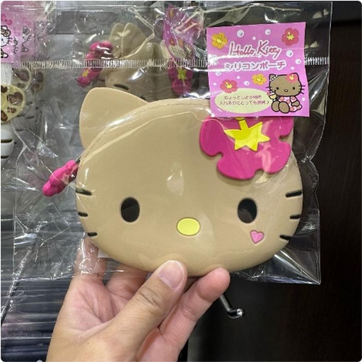 [3/11/2025-16:52-260] Hello Kitty Brown Silicone Pouch
