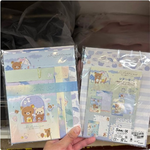 [3/12/2025-08:31-None95] Rilakkuma Rainy Days Window Letter Set 