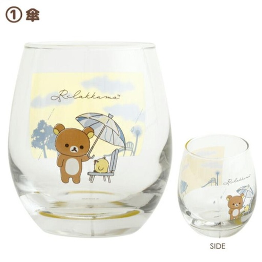 [3/12/2025-09:37-290] Rilakkuma Rainy Days Glass Mug Umbrella