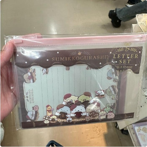 [3/12/2025-10:05-130] Sumikko Gurashi Chocolate Fair Letter Set With Case