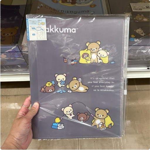 [3/12/2025-10:55-115] Rilakkuma Basic Clear Folder (6+1 Pocket)