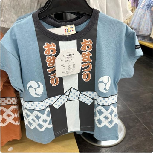 [3/12/2025-11:47-400] Tshirt Kids Blue. Size 110 - 130 Cm 