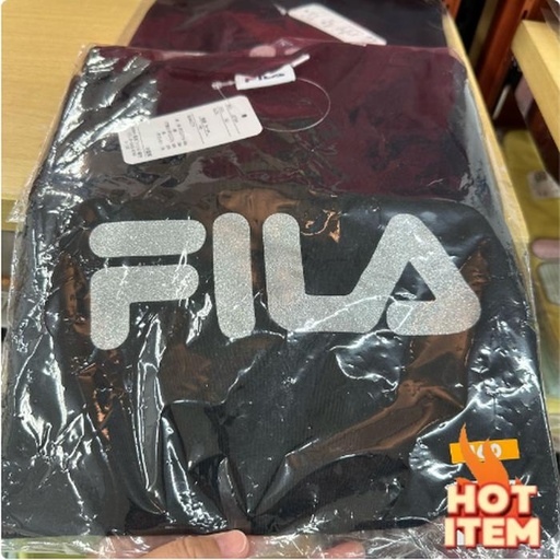 [3/12/2025-11:55-490] Tshirt Children Fila Black Plain Size 160 Cm