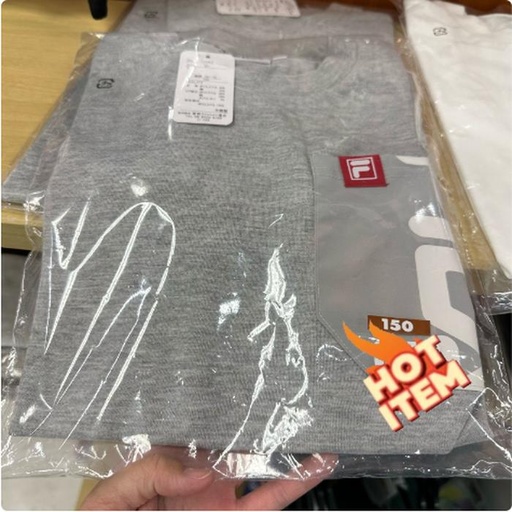 [3/12/2025-11:55-490] Fila Gray Children's Tshirt Plain Size 150 Cm 