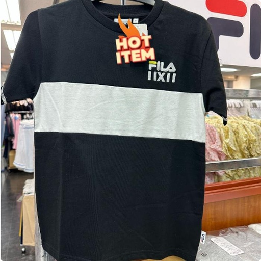 [3/12/2025-11:55-490] Fila Black White Size Tshirt 140 /160 Cm 