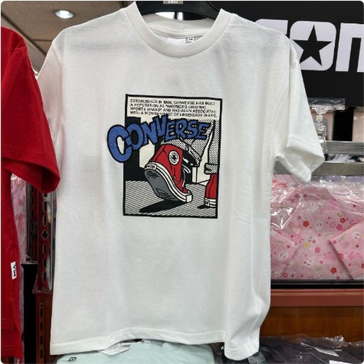 [3/12/2025-12:06-140] Converse White Children's Tshirt 140 - 160 Cm 