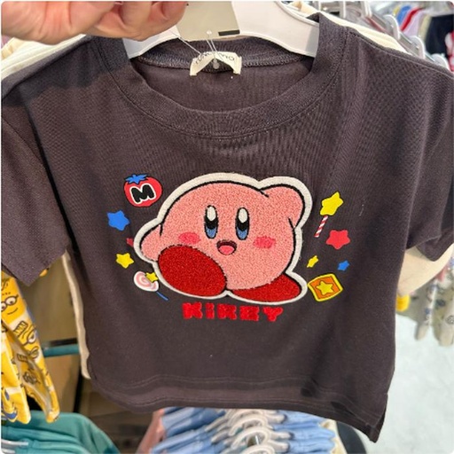 [3/12/2025-12:49-380] Kirby Black Children's Tshirt 110 /120 Cm 