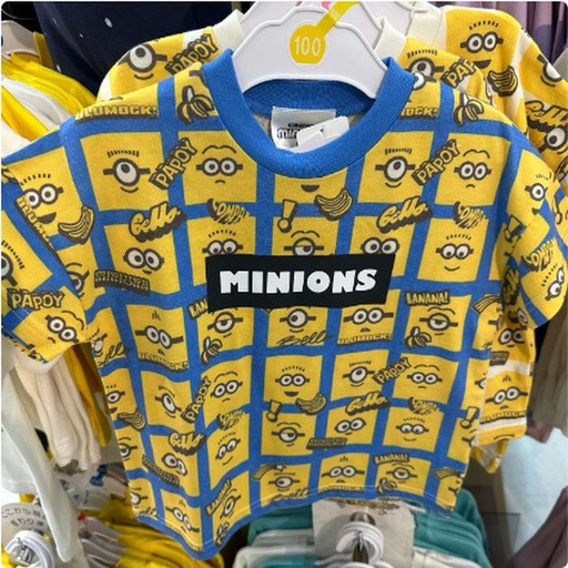 [3/12/2025-12:49-100] Tshirt Children Minion Yellow Size 100 - 120 Cm 