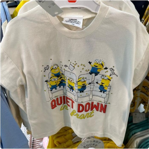 [3/12/2025-12:49-100] Tshirt Children Minion White Size 100 - 130 Cm 