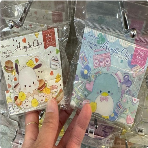 [3/12/2025-16:00-120] Pochacco / Tuxedo Sam Acrylic Clip Kawai
