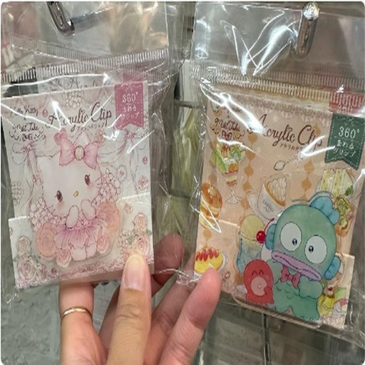 [3/12/2025-16:00-120] Hello Kitty / Hangyodon Acrylic Clip Kawai