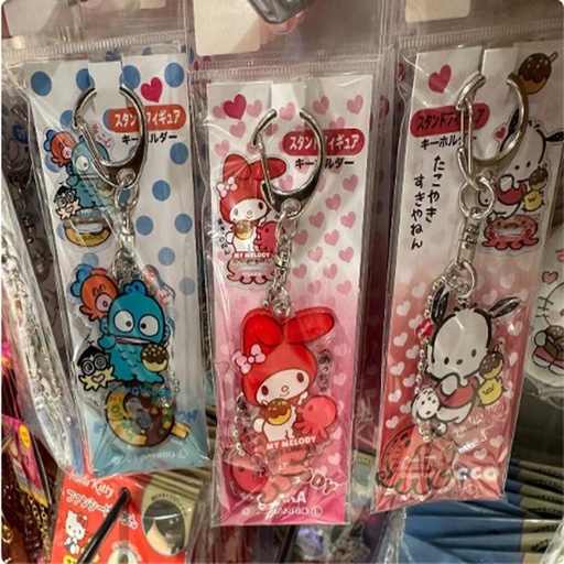 [3/12/2025-18:21-100] Keychain Acrylic Hangyodon / My Melody / Pochacco Osaka