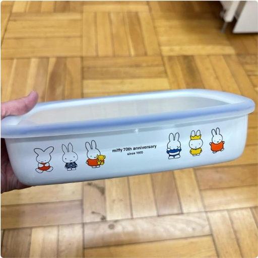 [3/13/2025-07:42-465] Miffy Enamel Container M Size Capacity 1.6 L