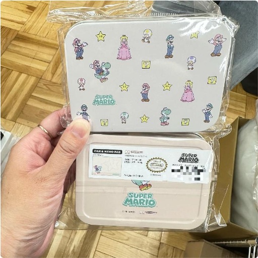 [3/13/2025-09:09-115] Mario Memo Tin Case Pink