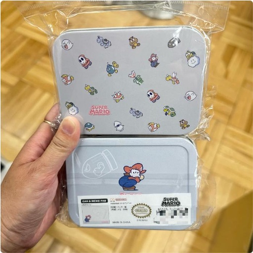 [3/13/2025-09:09-115] Mario Memo Tin Case Blue