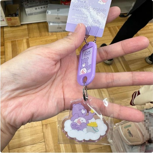[3/13/2025-09:35-115] Keychain Name Tag Care Bears