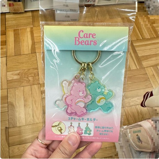 [3/13/2025-09:39-140] Keychain Acrylic Care Bears Set 3