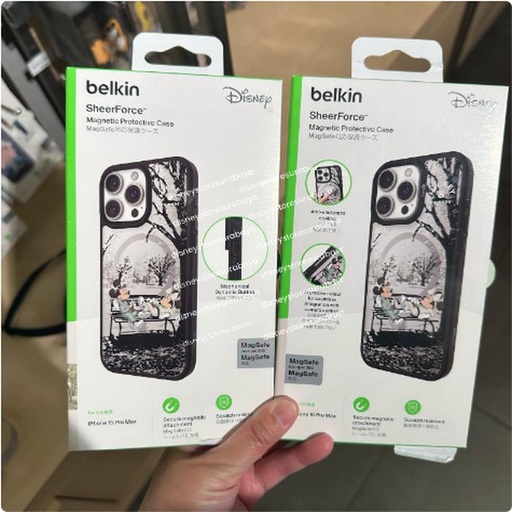 [3/13/2025-18:31-890] Magnetic Protective Case Compatible With Magsafe Mickey Minnie Motif For Iphone 15 Pro Max / 16 Pro Max