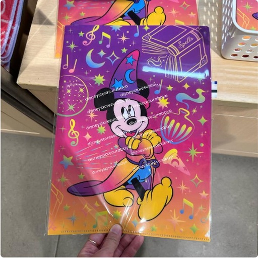 [3/13/2025-19:42-None95] Mickey Fantasia A4 Clear File Purple 