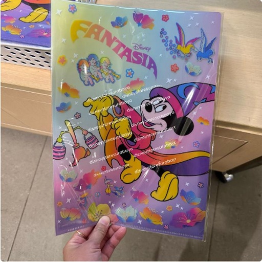 [3/13/2025-19:42-None95] Mickey Fantasia A4 Clear File Blue 