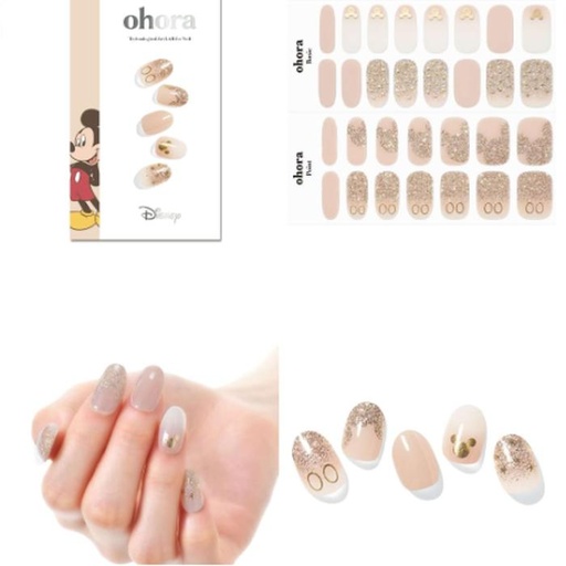 [3/14/2025-12:39-390] Ohora Mickey Nail Stickers, Semi-cured Gel Nails 