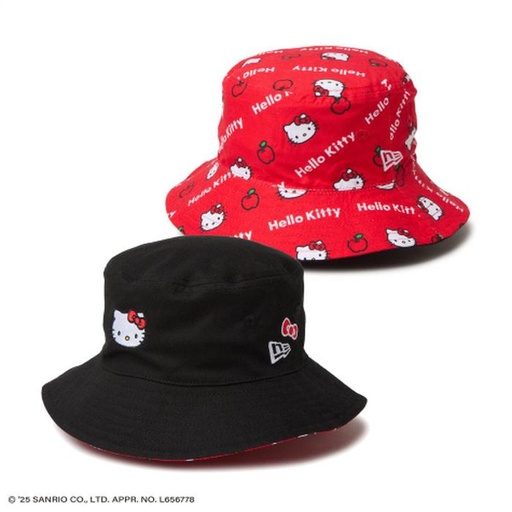 [3/15/2025-09:34-680] Kids Bucket Hat Reversible Hello Kitty Black