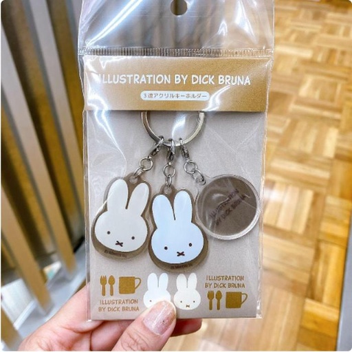 [3/15/2025-15:18-125] Keychain Acrylic Miffy Brown 3 Charm