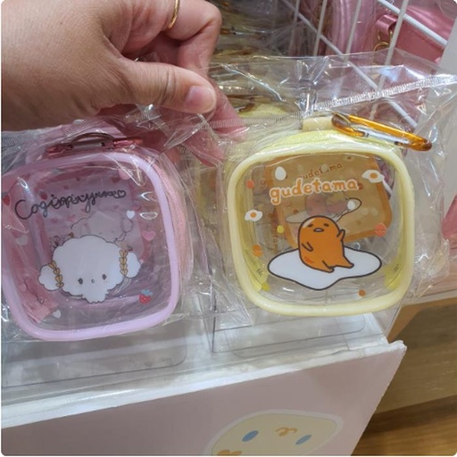[3/15/2025-16:37-195] Carabiner Pvc Pouch Cogimyun / Gudetama @Each