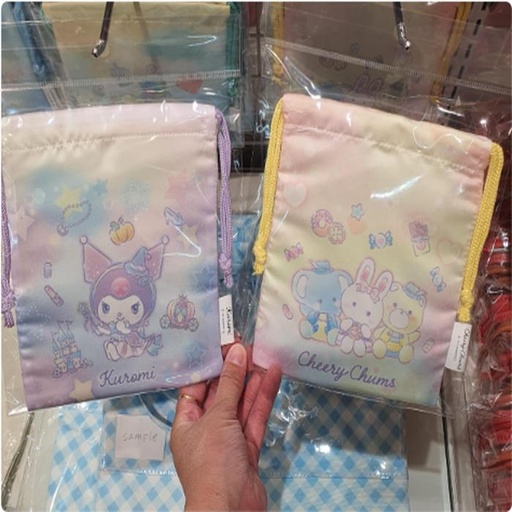 [3/15/2025-16:39-170] Drawstring Pouch Kuromi / Cheery Chums @Each
