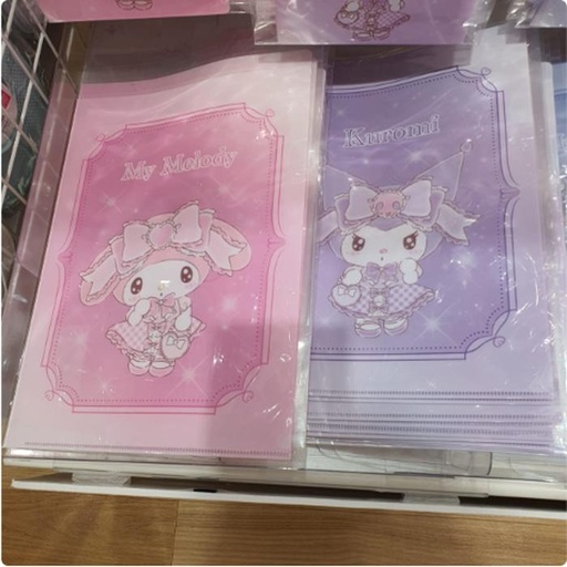 [15/03/2025-17:41-None85] A4 Clear File My Melody / Kuromi @Each