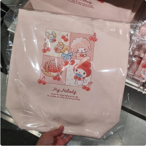 [15/03/2025-17:50-385] Melody Cherry Tote Bag Red