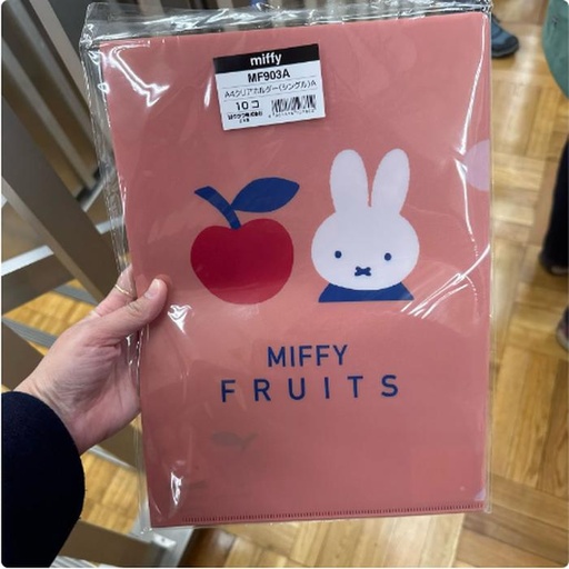 [16/03/2025-09:04-None60] Miffy A4 Clear Pink File 