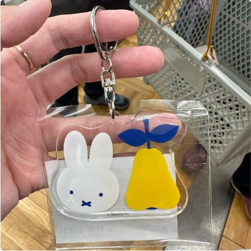 [16/03/2025-09:08-100] Keychain Acrylic Miffy Fruits Pear