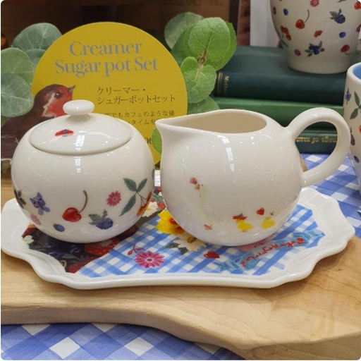 [16/03/2025-14:40-None1300] Creamer & Sugar Pot Set Ceramic Nathalie AfternoonTea Sets