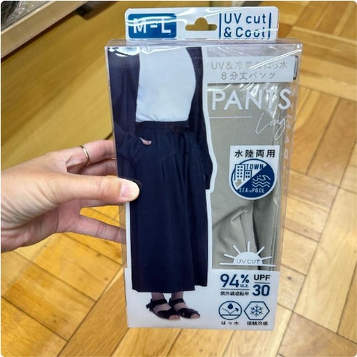 [17/03/2025-11:35-490] Uv Cut Pants Long UPF 30 Black Size M - L 