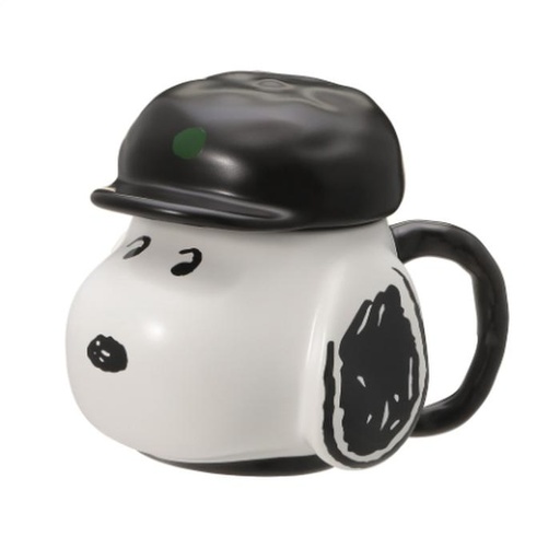 [18/03/2025-11:54-850] Sbux X Snoopy - Ceramic Cup Snoopy With Cap Hat Lid 355 Ml
