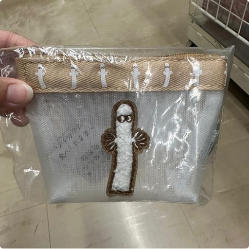 [9/28/2024-15:45-295] Moomin Mesh Pouch Brown