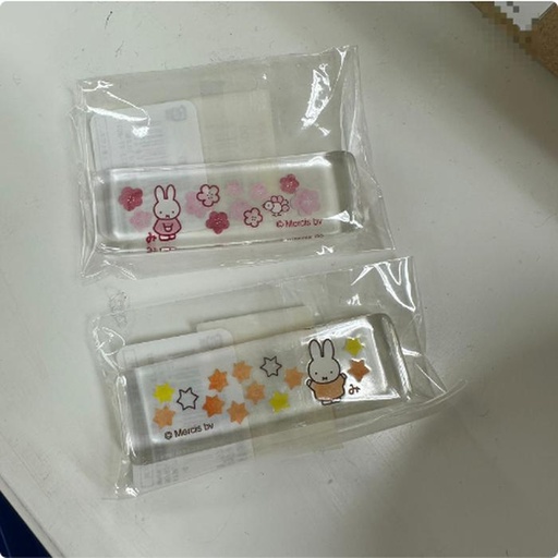 [9/29/2024-08:51-145] Miffy Chopstick Rest Pink / Yellow