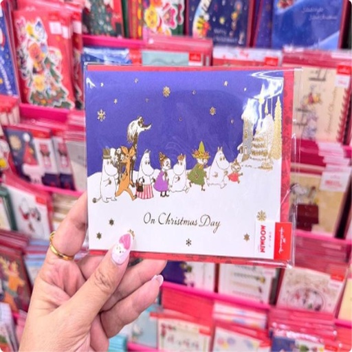 [9/30/2024-16:09-120] Moomin Snufkin Xmas Card Hallmark