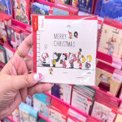 [9/30/2024-16:09-120] Snoopy Friends Xmas Card Hallmark