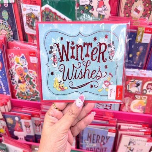 [9/30/2024-16:09-120] Disney Mickey Friends Xmas Card Hallmark