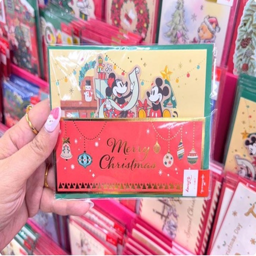 [9/30/2024-16:15-120] Mickey Minnie Xmas Card Hallmark