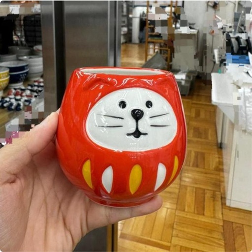 [9/30/2024-17:43-310] Mug Daruma Red Ceramics 