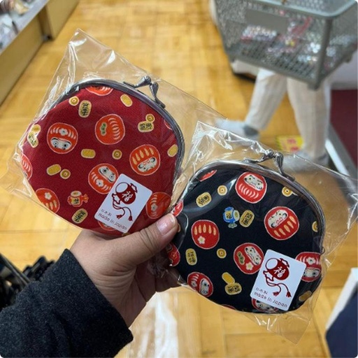 [9/30/2024-18:16-165] Daruma's coin pouch made in Japan