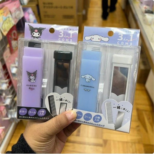 [9/30/2024-20:26-145] Kuromi / Cinamoroll Comb Set with Mirror