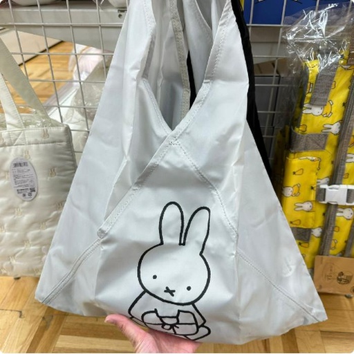 [10/1/2024-11:37-280] Miffy Eco Bag Gray Handy Model Uk 50 x 45 cm