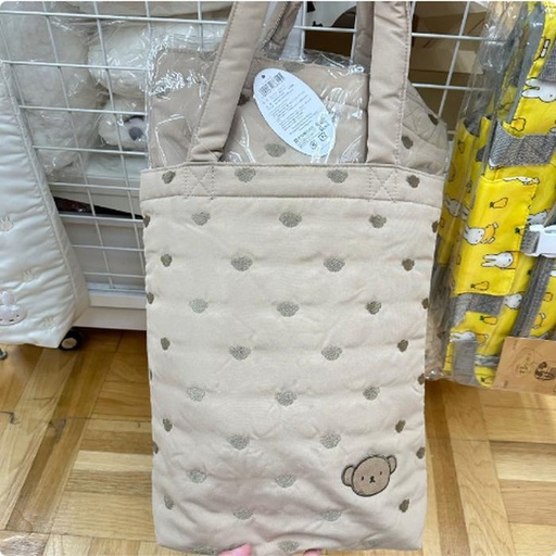 [10/1/2024-11:46-435] Boris Embroidery Tote Bag Brown Uk 35 x 33 x 8.5 cm