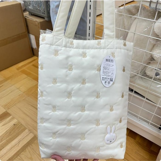 [10/1/2024-11:46-435] Miffy Embroidery Tote Bag White Uk 35 x 33 x 8.5 cm